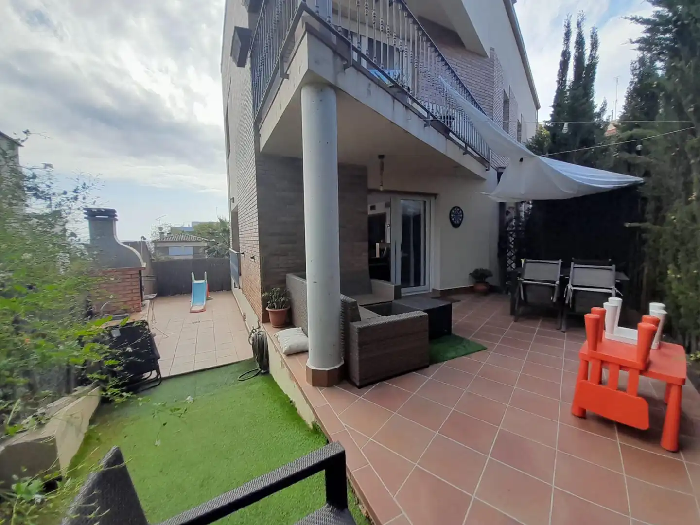Terrassa de Casa o xalet en venda en Canet de Mar amb Aire condicionat, Jardí privat i Terrassa