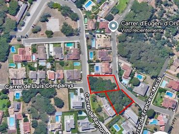 Terreny residencial en venda a Fornells de la Selva