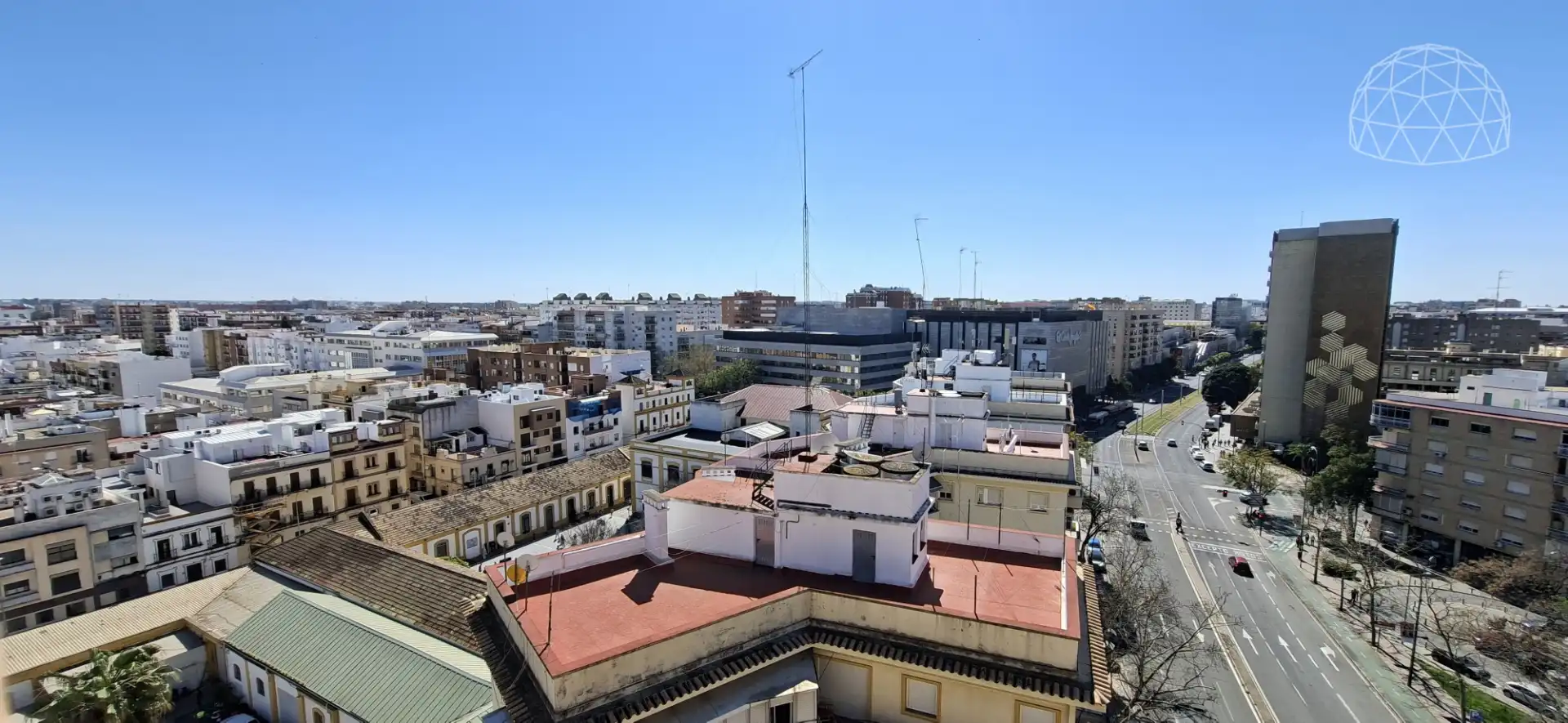 Exterior view of Flat for sale in Sevilla  with Private garden and Balcony