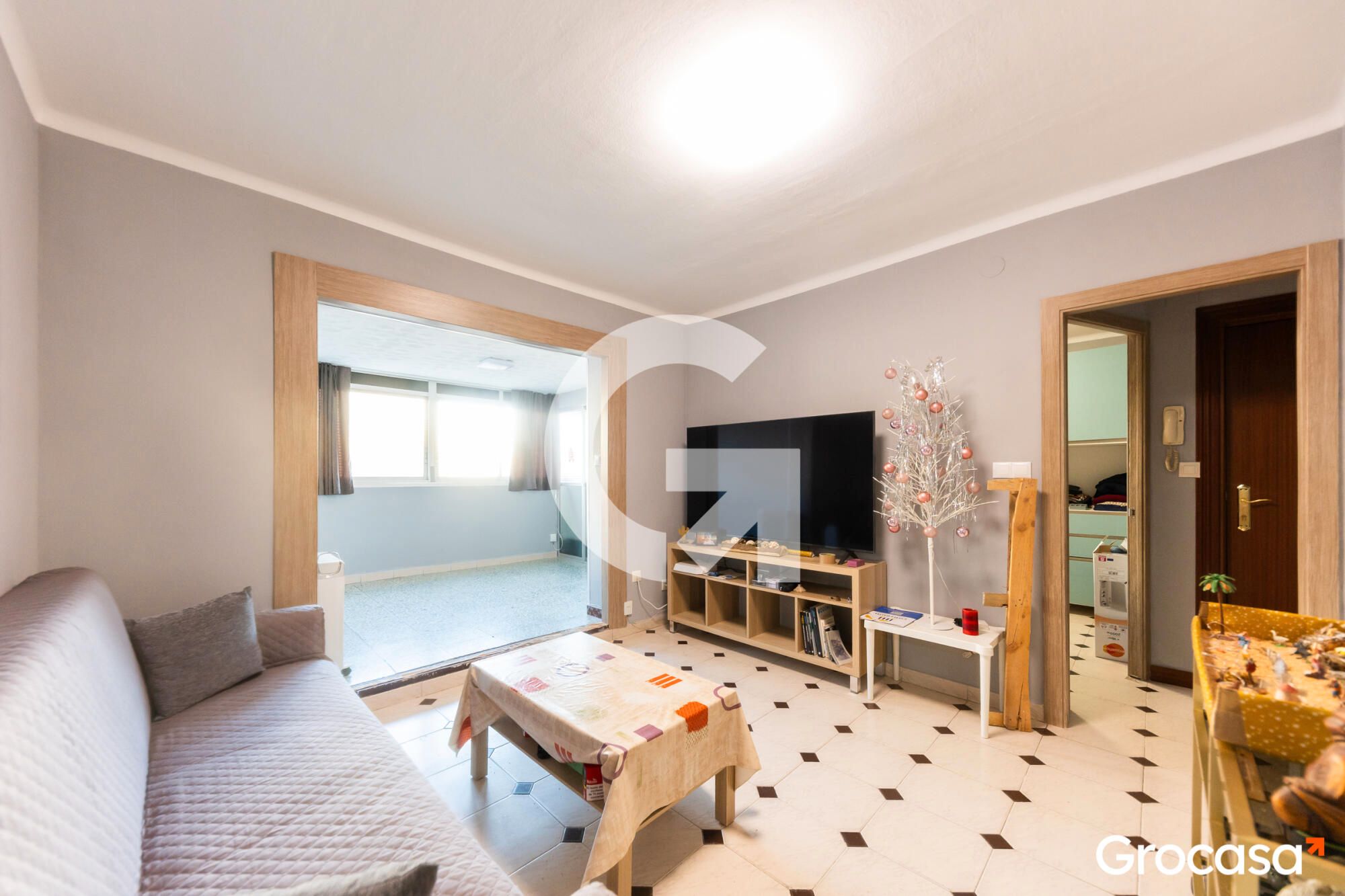 Sala d'estar de Pis en venda en Sant Boi de Llobregat amb Forn