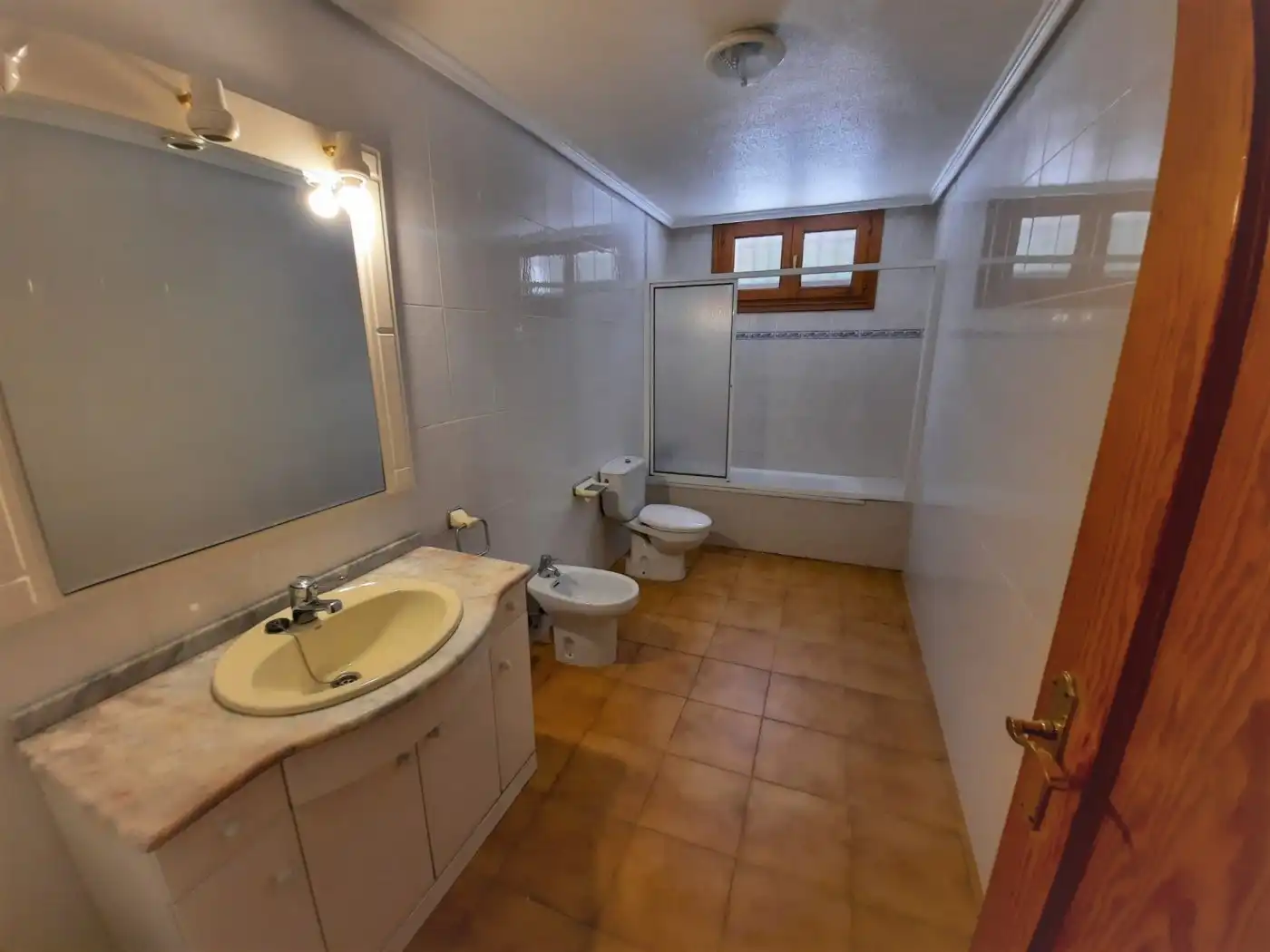 Bany de Casa o xalet de lloguer en Murcia amb Aire condicionat, Jardí privat i Parquet