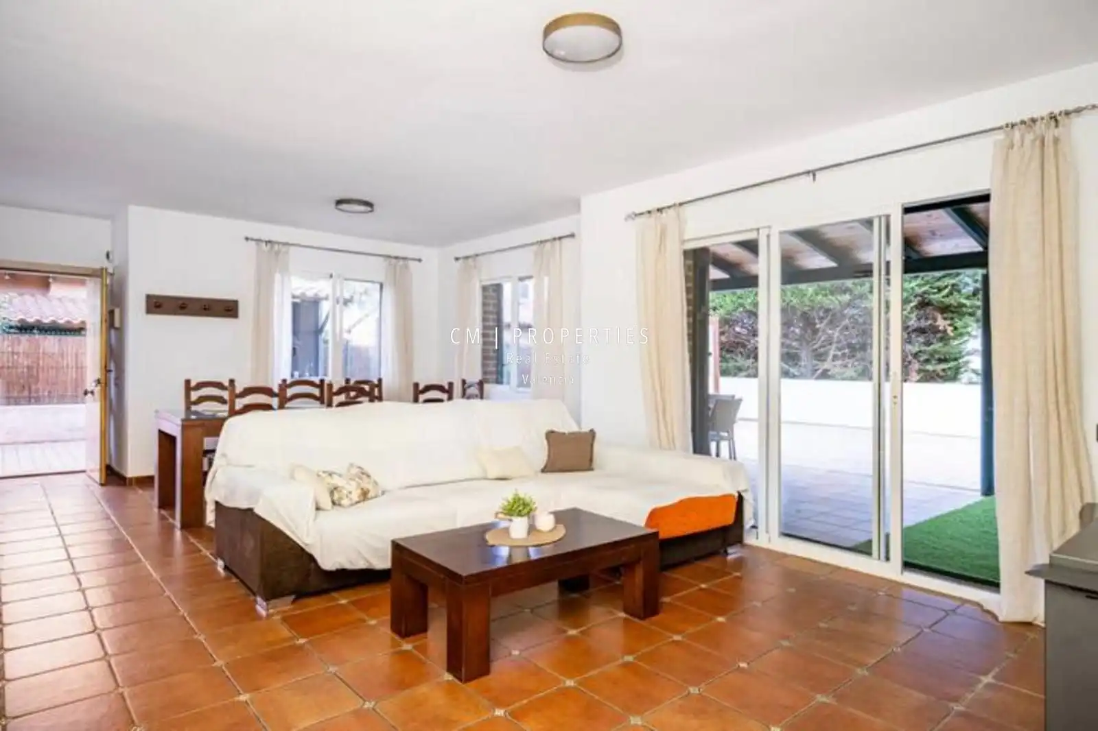Living room of Houses for rent in Riba-roja de Túria  with Air Conditioner, Heating and Terrace