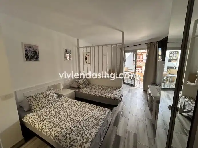 Schlafzimmer von Wohnung zur Miete in Puerto de la Cruz mit Terrasse, Möbliert und Waschmaschine