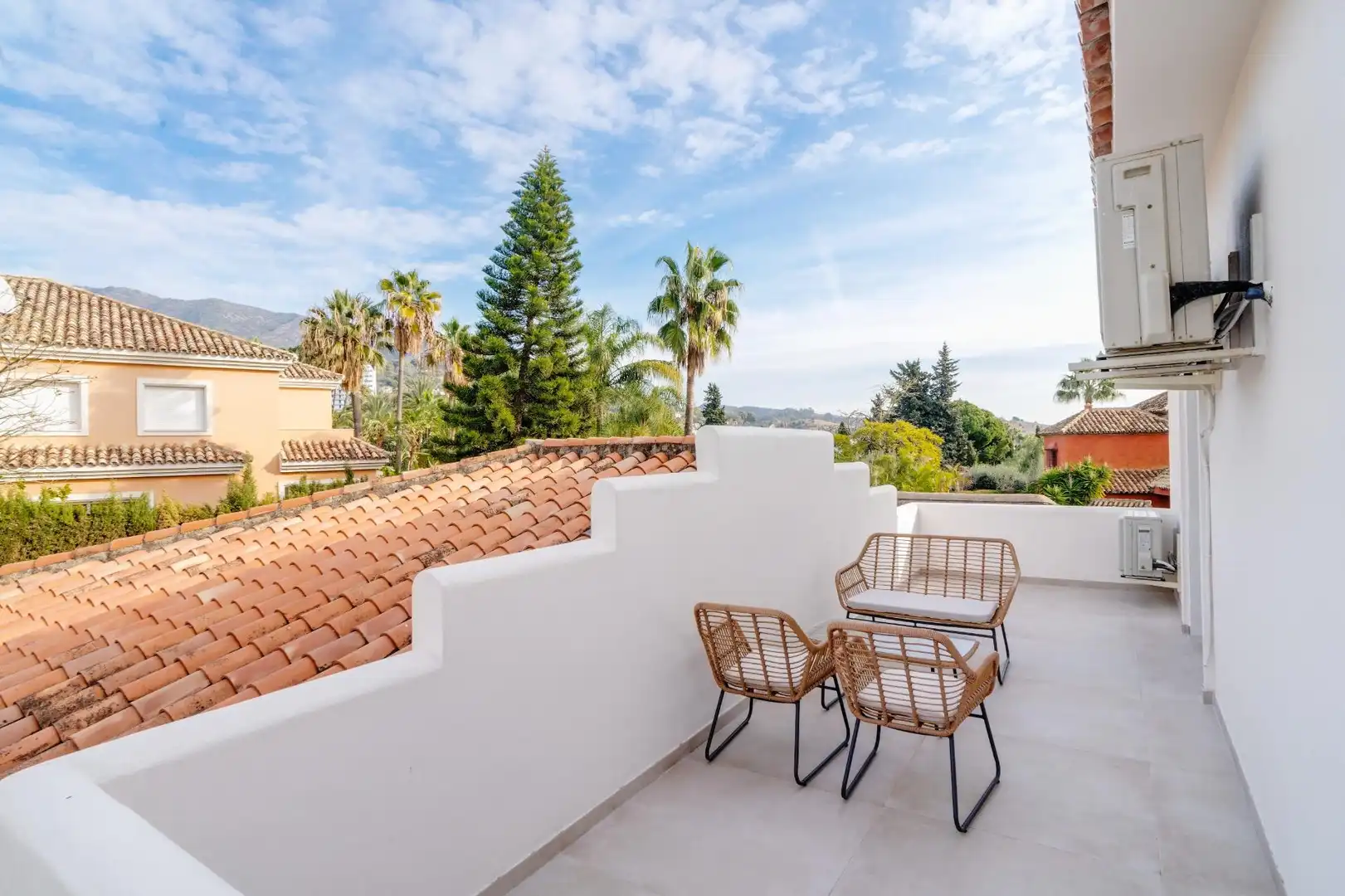Terraza de Casa o chalet en venta en Marbella con Aire acondicionado, Jardín privado y Terraza