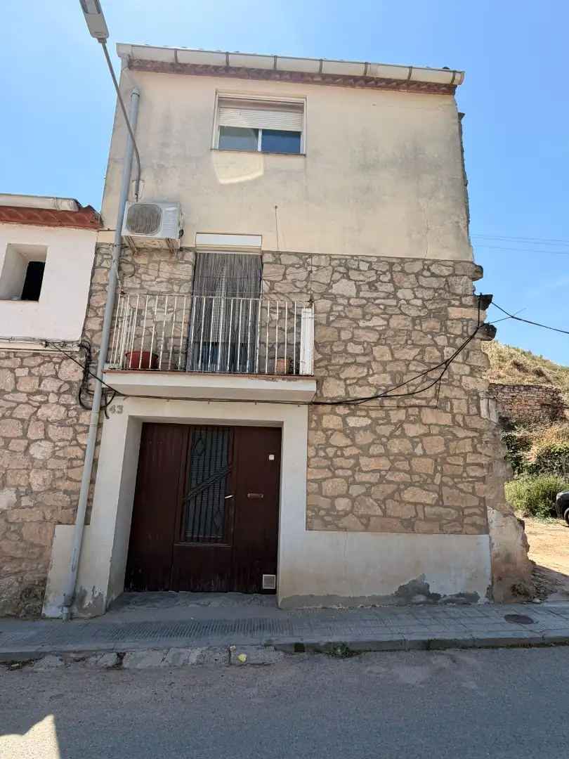 Vista exterior de Casa o chalet en venta en Castelldans con Calefacción, Amueblado y Balcón
