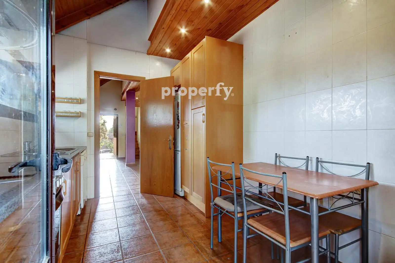 Kitchen of Houses for sale in Caldes de Malavella  with Heating, Private garden and Parquet flooring