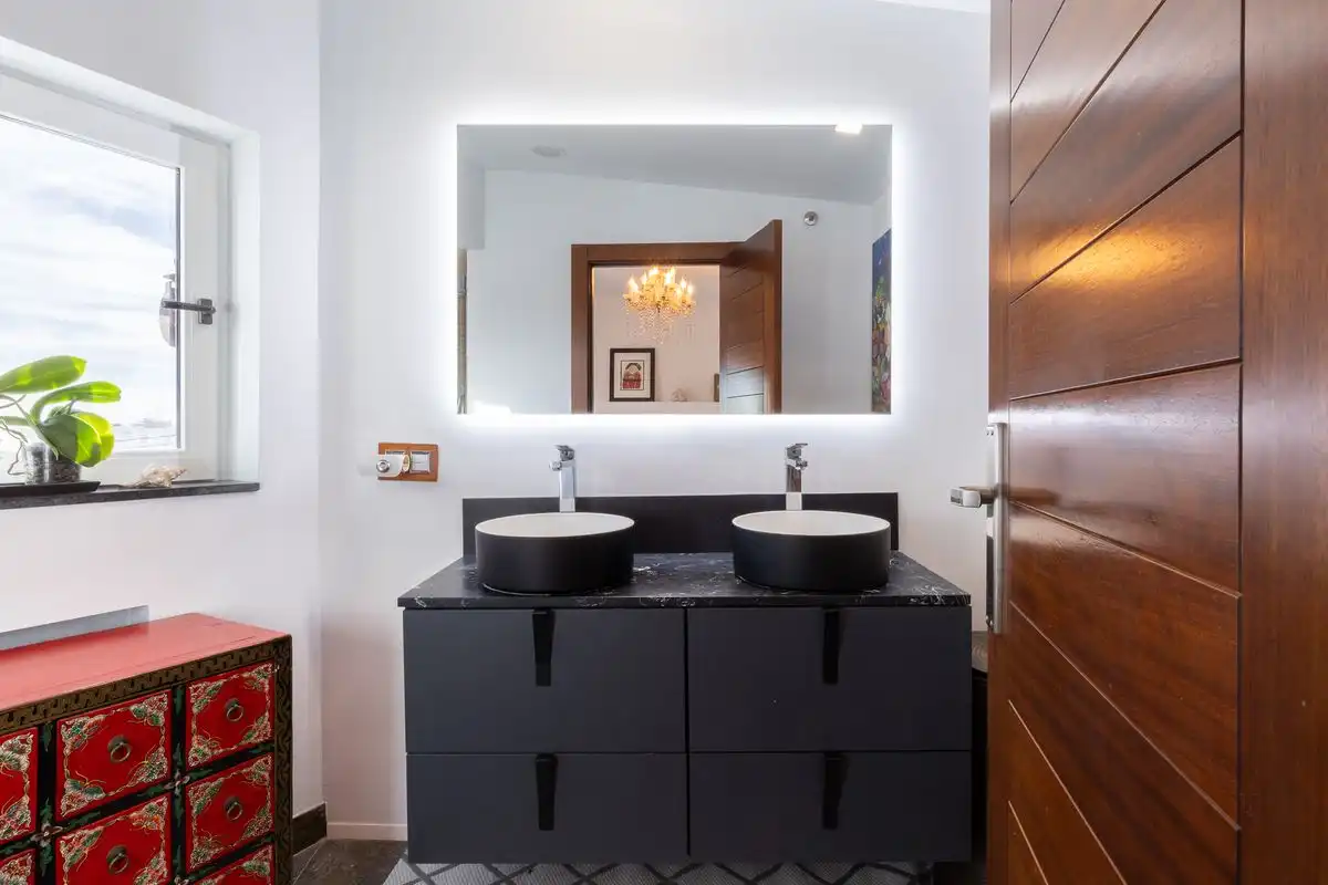 Baño de Ático de alquiler en Valencia con Aire acondicionado, Calefacción y Terraza