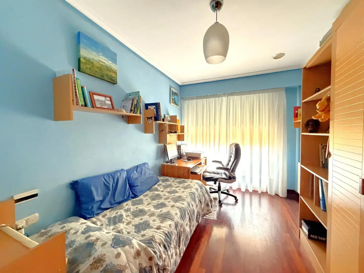 Bedroom of Detached homes for sale in Lasarte-Oria  with Heating, Private garden and Parquet flooring