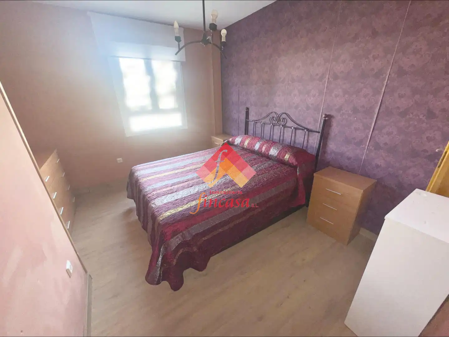 Bedroom of Flat for sale in Ronda  with Heating, Parquet flooring and Furnished