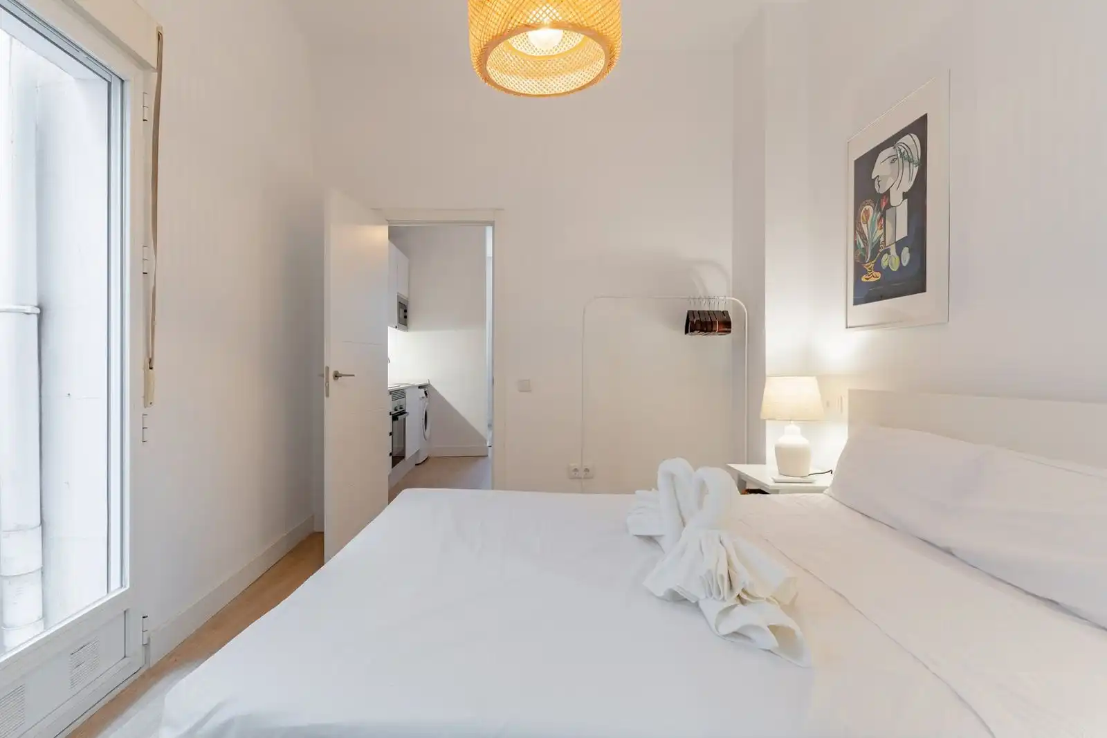 Bedroom of Flat for sale in Málaga  with Air Conditioner, Furnished and Internet