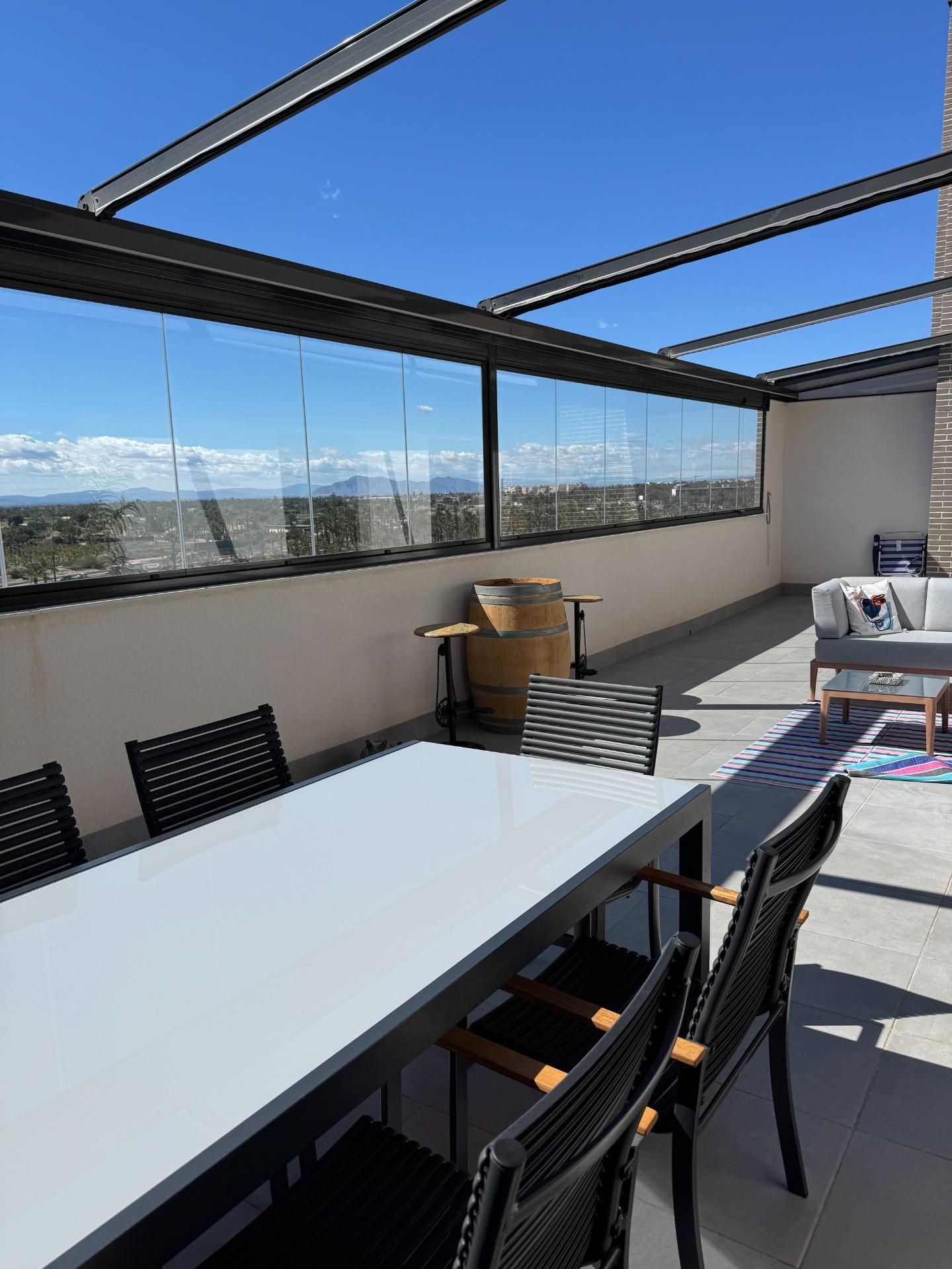 Terrace of Attic to rent in Elche / Elx  with Air Conditioner, Heating and Terrace