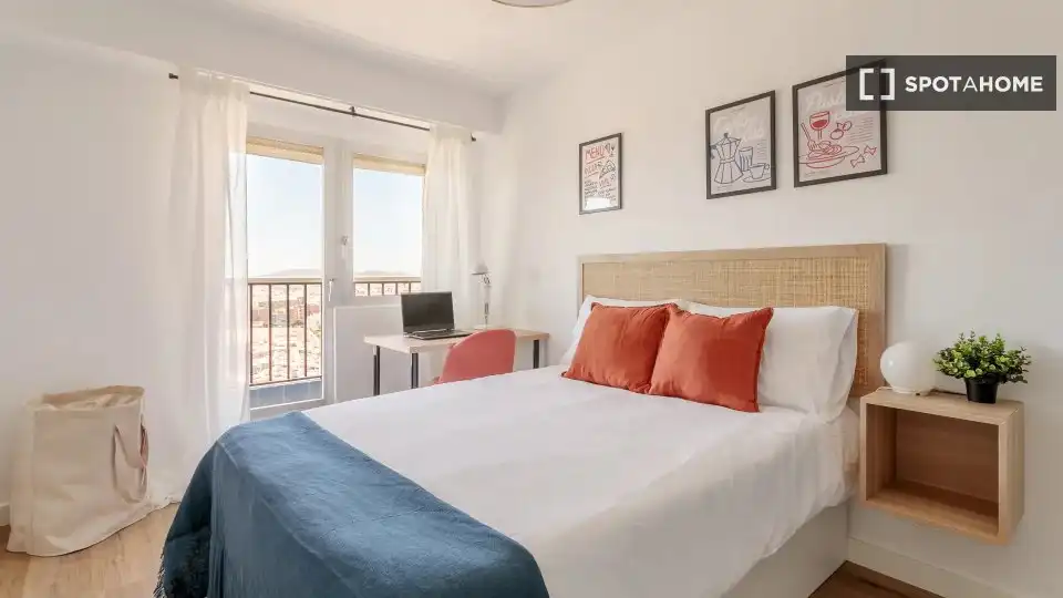 Bedroom of Flat for rent in Alicante / Alacant  with Air Conditioner, Heating and Furnished