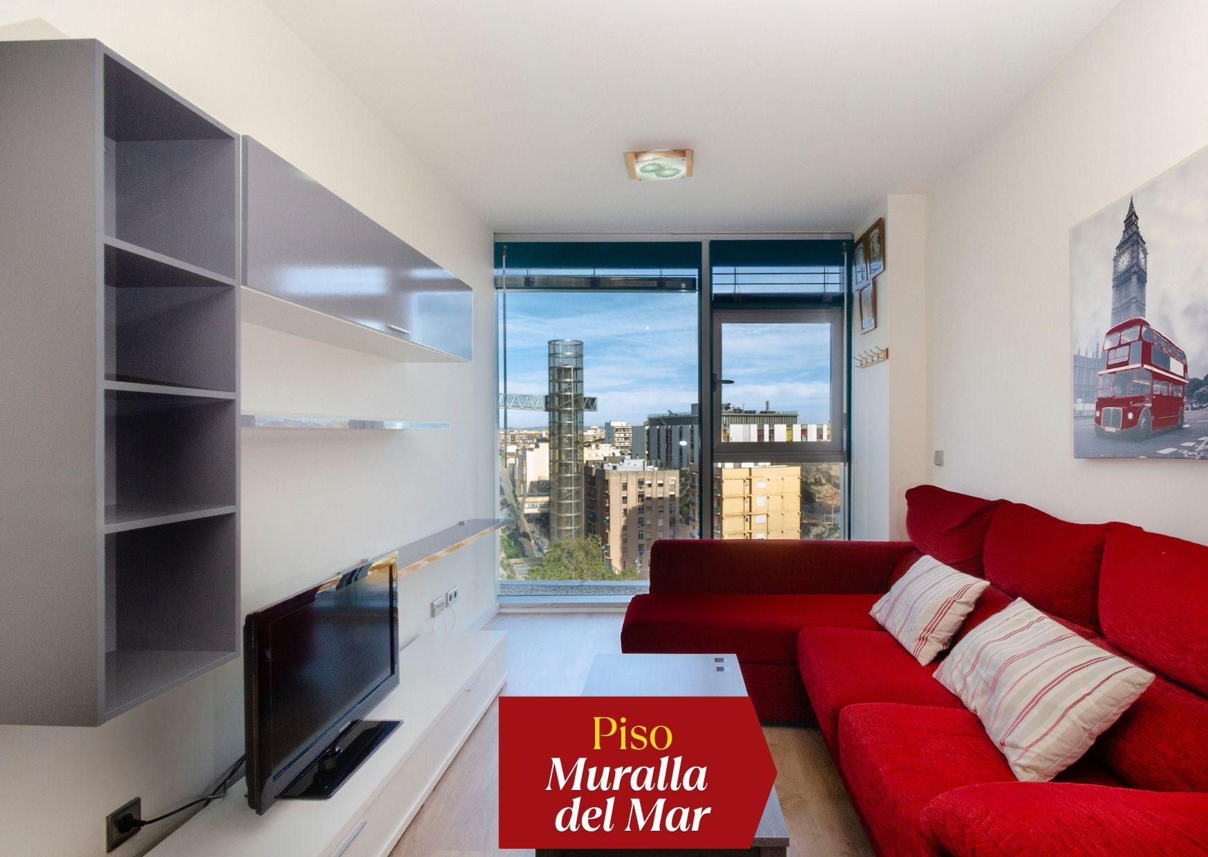 Sala de estar de Piso en venta en Cartagena con Aire acondicionado y Calefacción