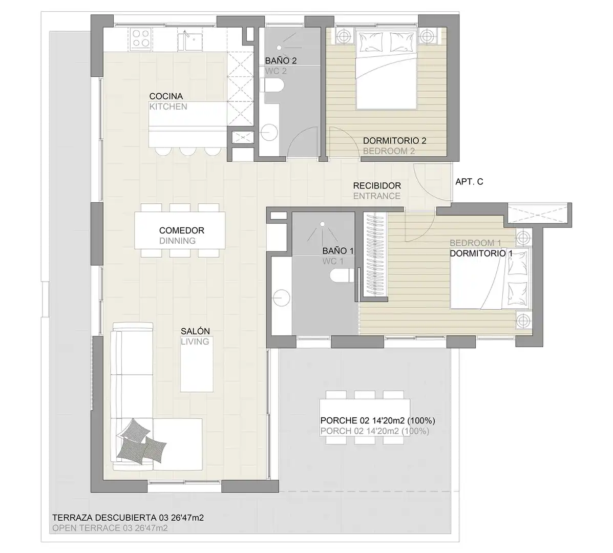 Apartamento con piscina en venta en Ponent, imagen 16