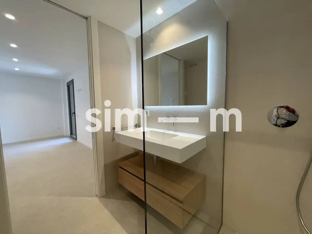 Badezimmer von Wohnung zur Miete in Vic mit Klimaanlage, Heizung und Terrasse