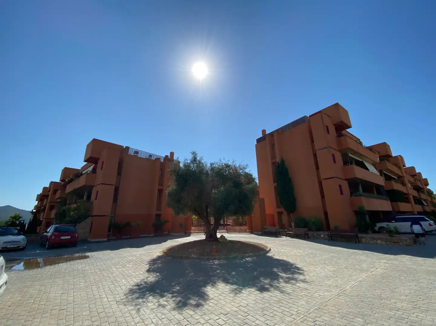 Vista exterior de Apartamento en venta en Santa Eulària des Riu con Aire acondicionado, Calefacción y Terraza