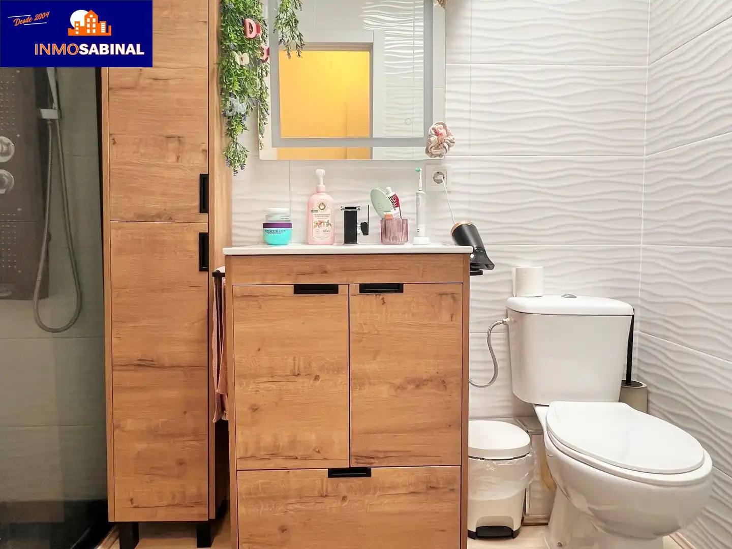 Baño de Casa adosada en venta en Vícar con Aire acondicionado, Calefacción y Terraza