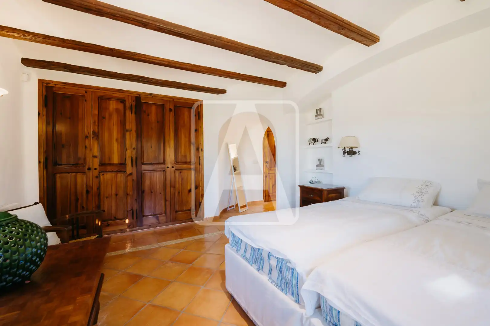 Habitación de Finca rústica en venta en Benissa con Aire acondicionado, Calefacción y Jardín privado