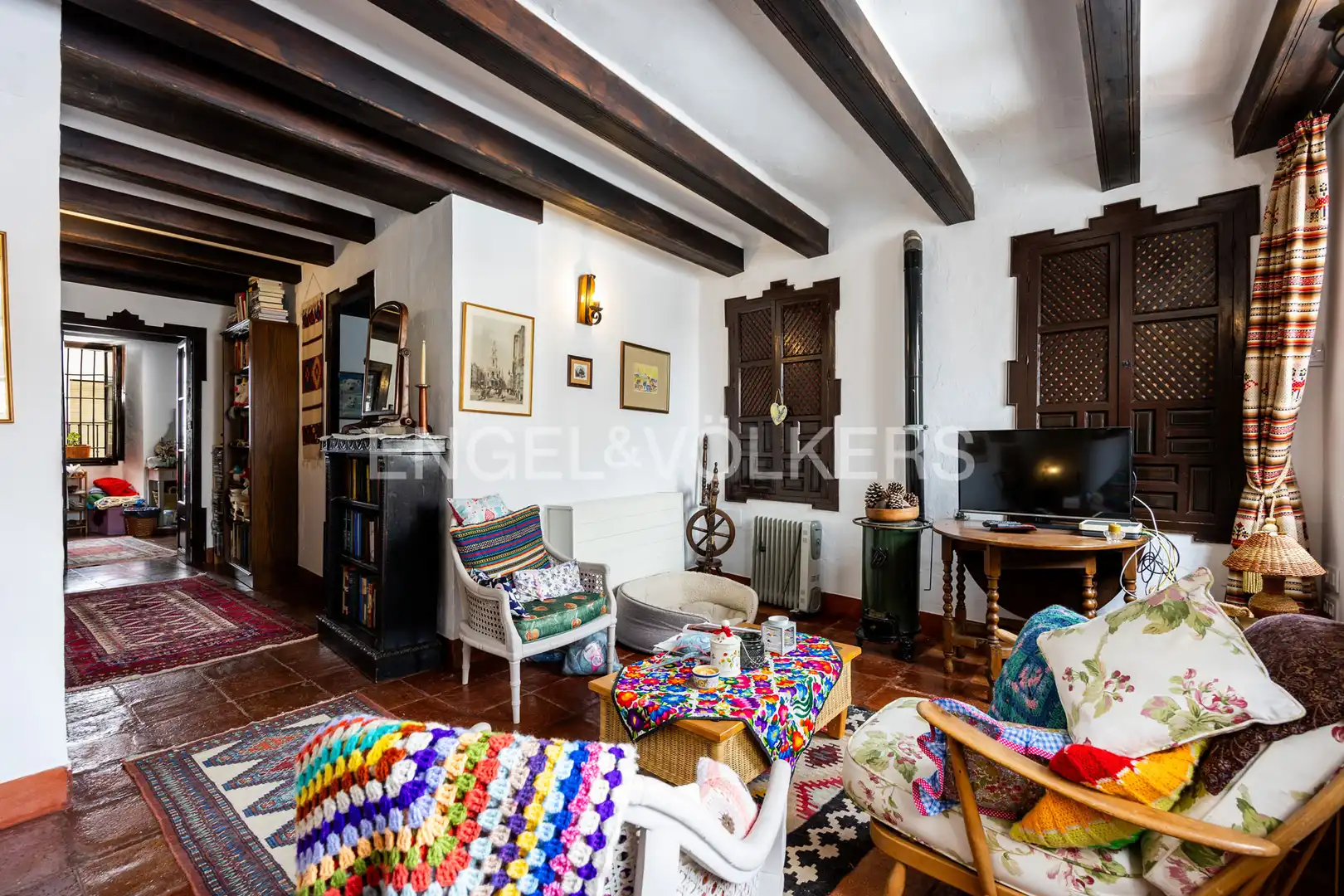 Sala de estar de Casa o chalet en venta en Grazalema con Calefacción y Balcón
