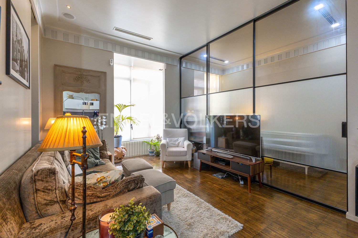 Sala d'estar de Apartament en venda en  Valencia Capital amb Aire condicionat, Calefacció i Parquet