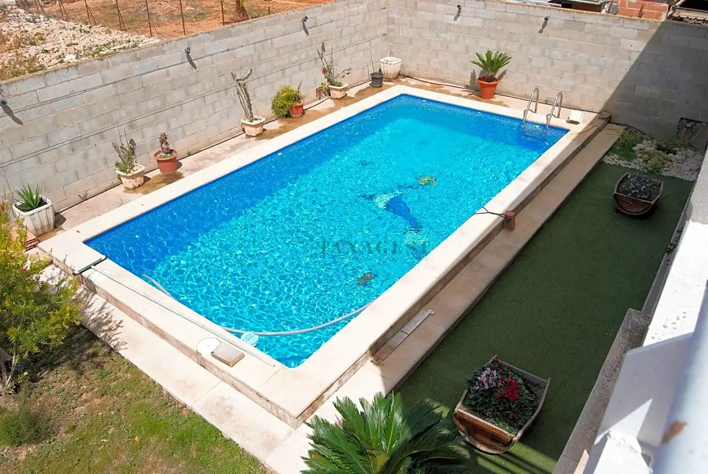 Piscina de Casa o chalet en venta en L'Aldea con Aire acondicionado, Jardín privado y Terraza