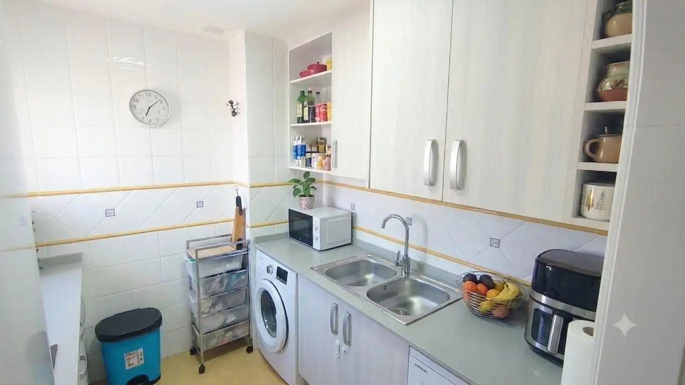 Cocina de Apartamento en venta en Pulpí con Aire acondicionado, Terraza y Amueblado