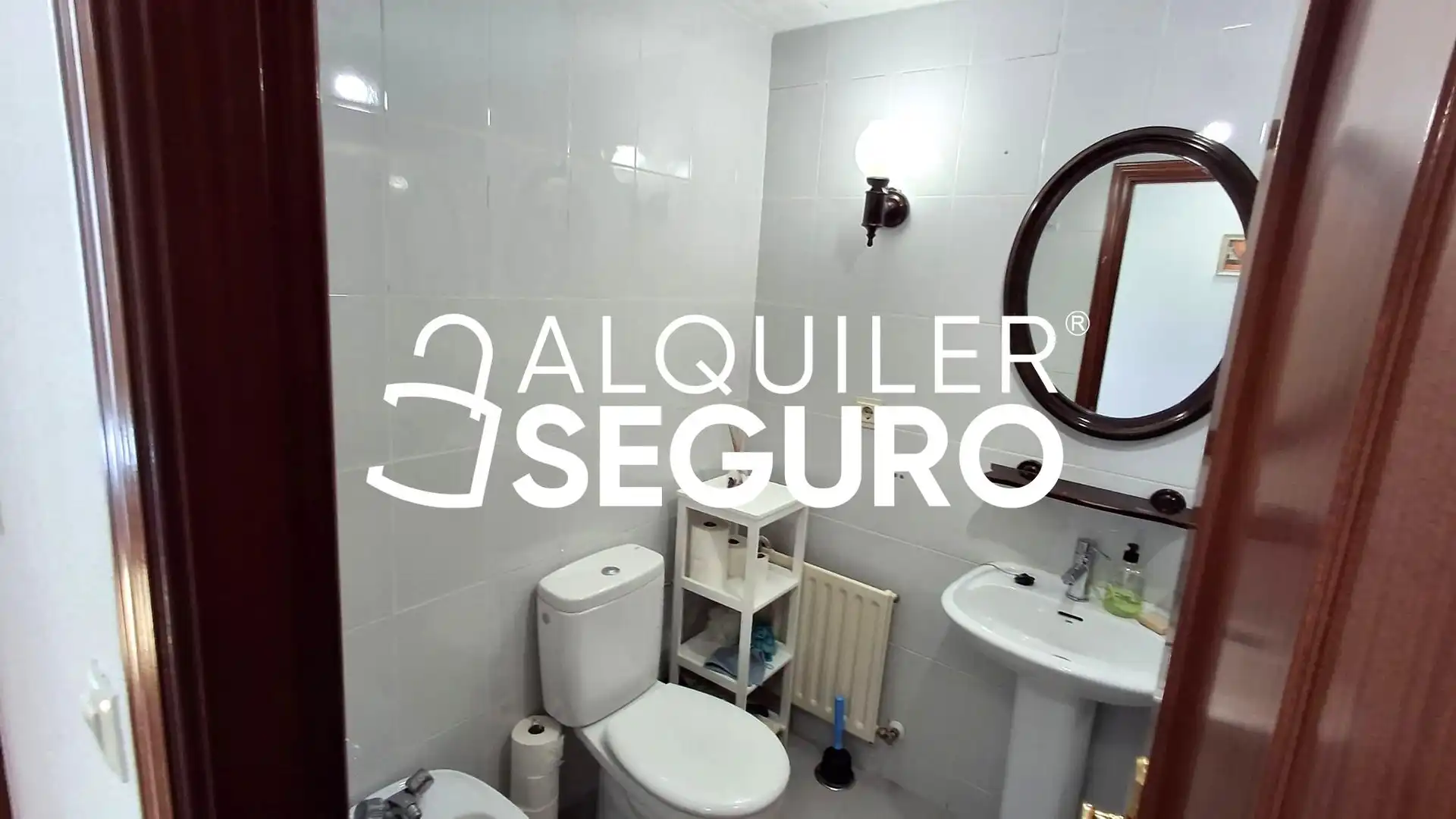 Bany de Pis de lloguer en Ávila amb Calefacció, Terrassa i Moblat