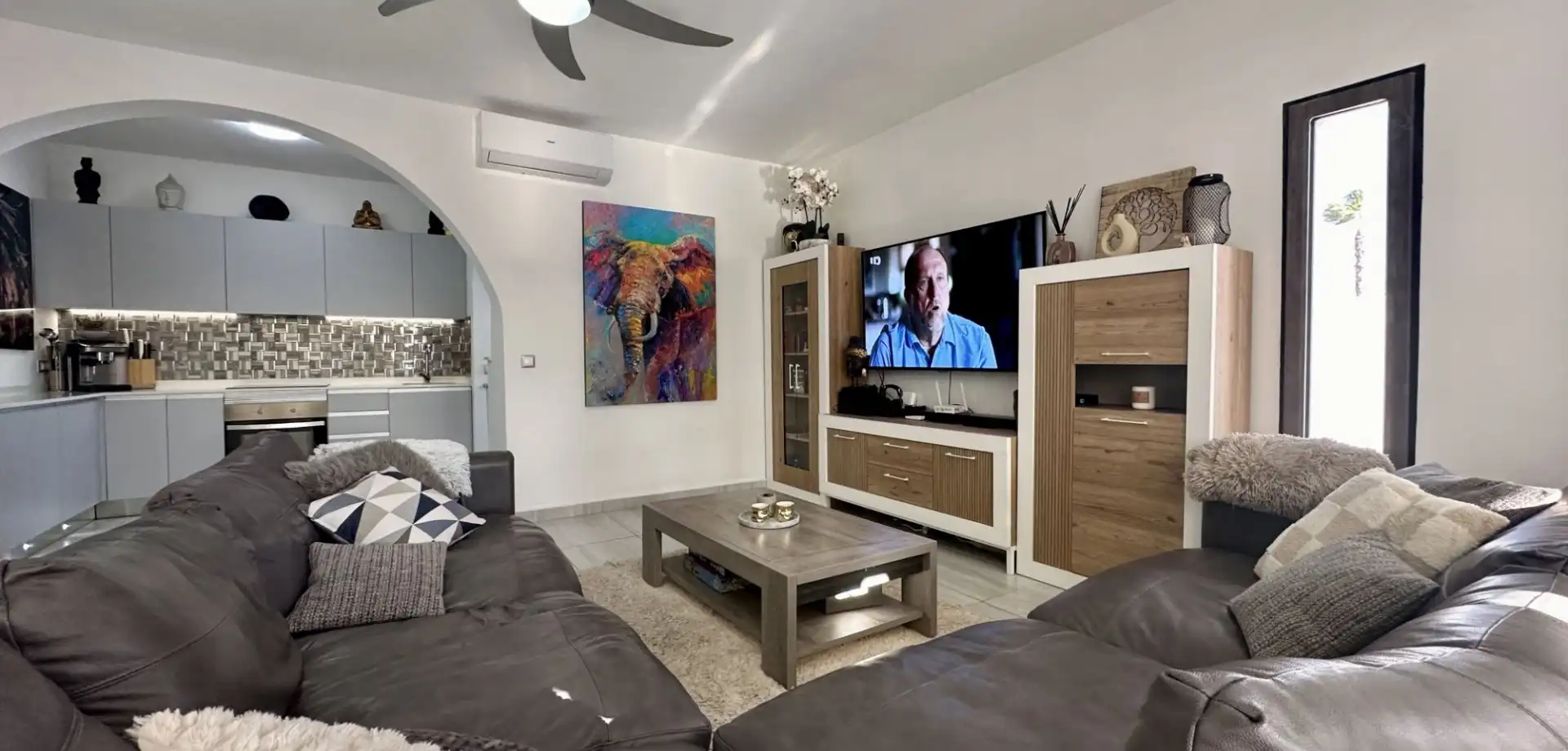 Sala de estar de Casa o chalet en venta en Rojales con Aire acondicionado, Jardín privado y Terraza