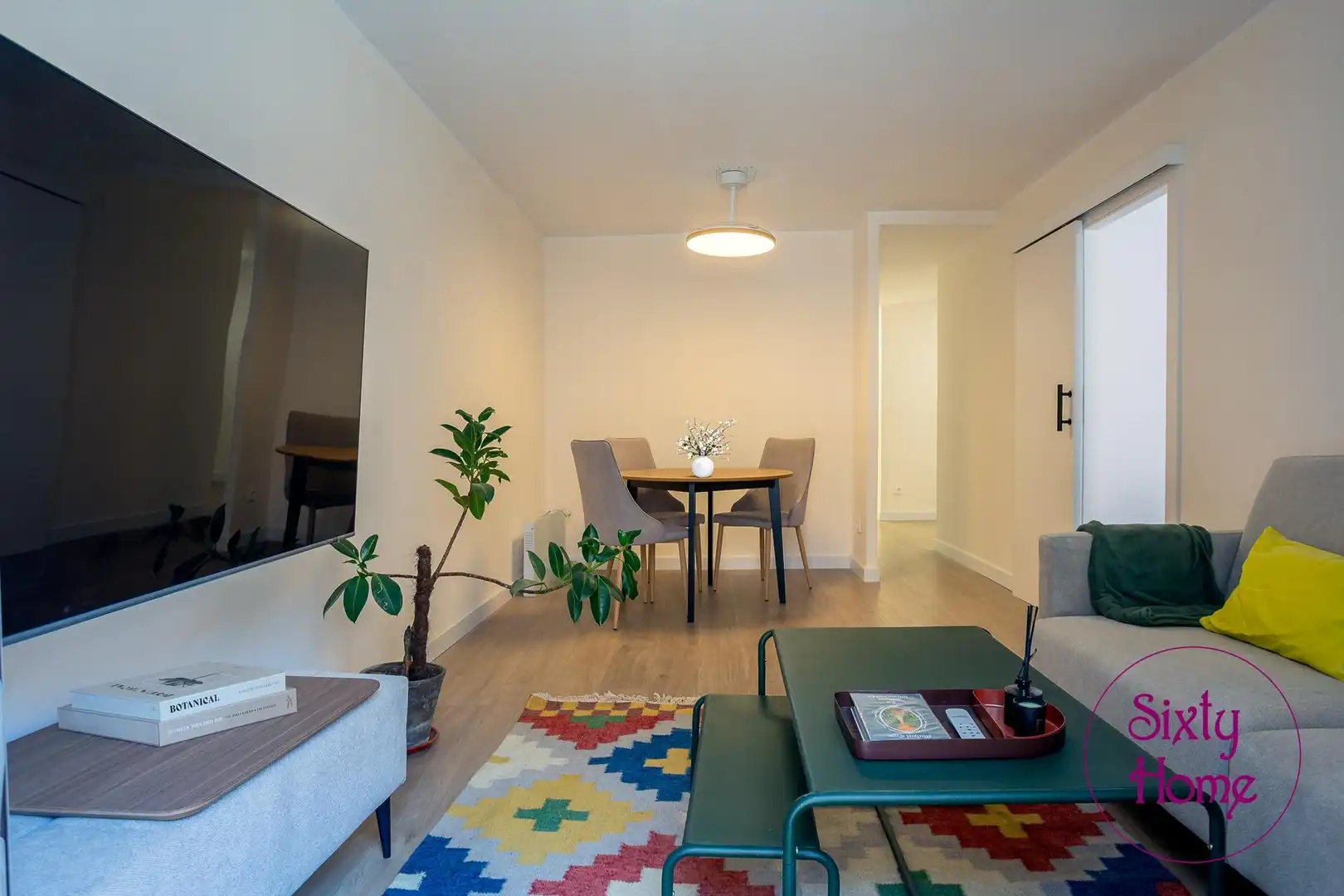 Sala d'estar de Pis en venda en Zaragoza amb Calefacció, Parquet i Traster