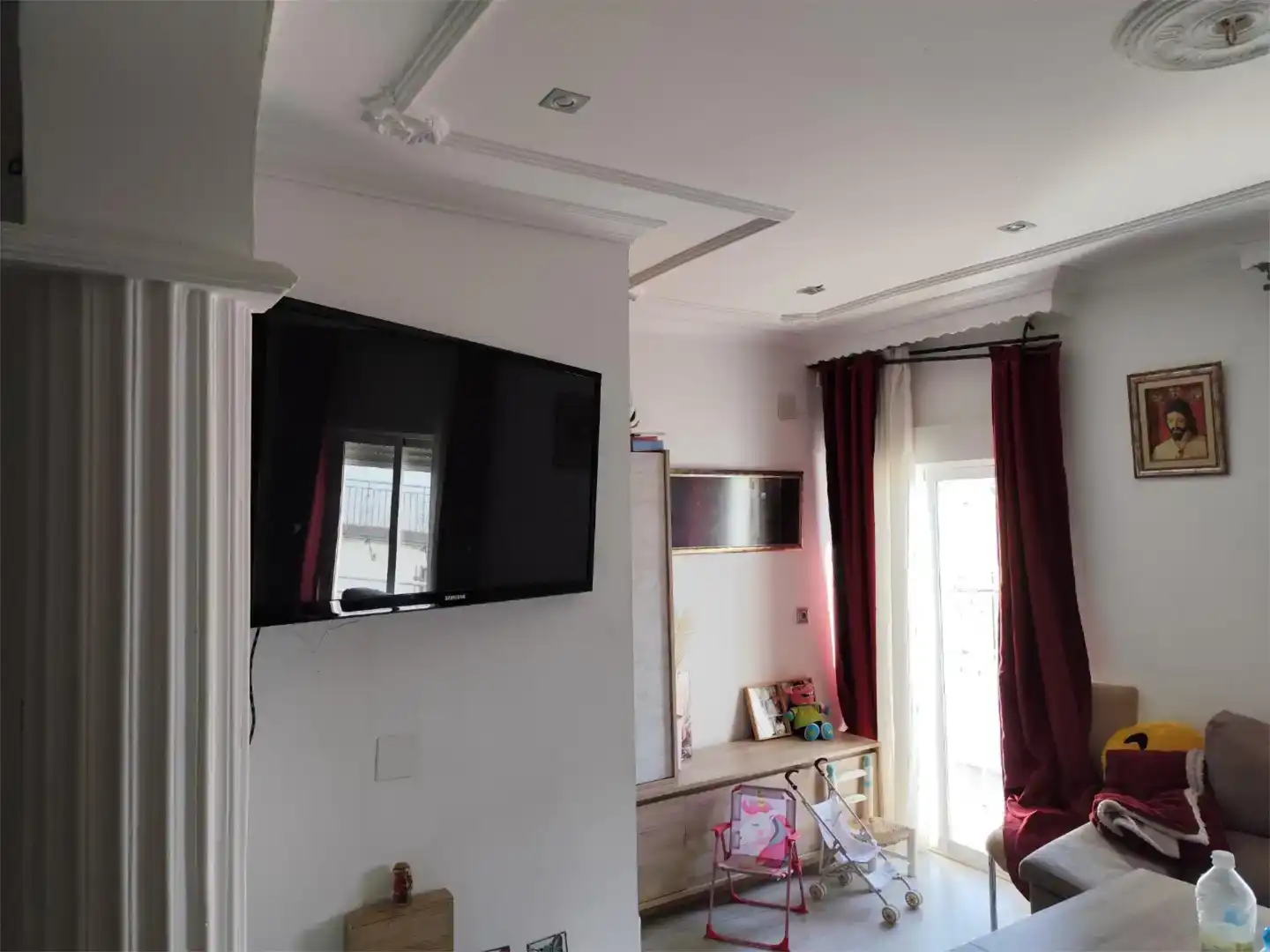 Sala d'estar de Pis en venda en Jamilena amb Aire condicionat i Balcó