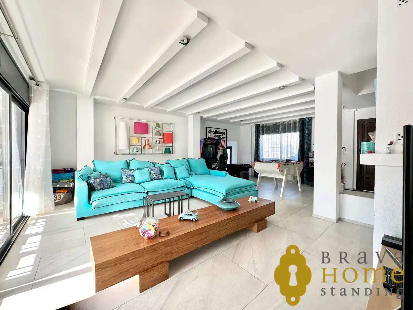 Sala de estar de Casa o chalet en venta en Empuriabrava con Aire acondicionado, Terraza y Piscina