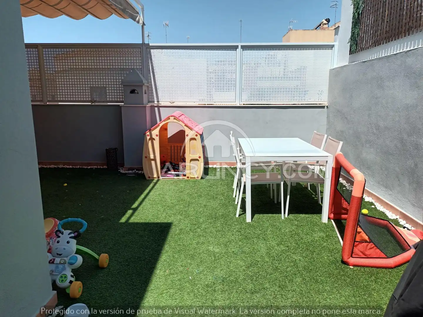 Terrassa de Casa adosada en venda en Alcalá de Guadaira amb Aire condicionat, Calefacció i Jardí privat