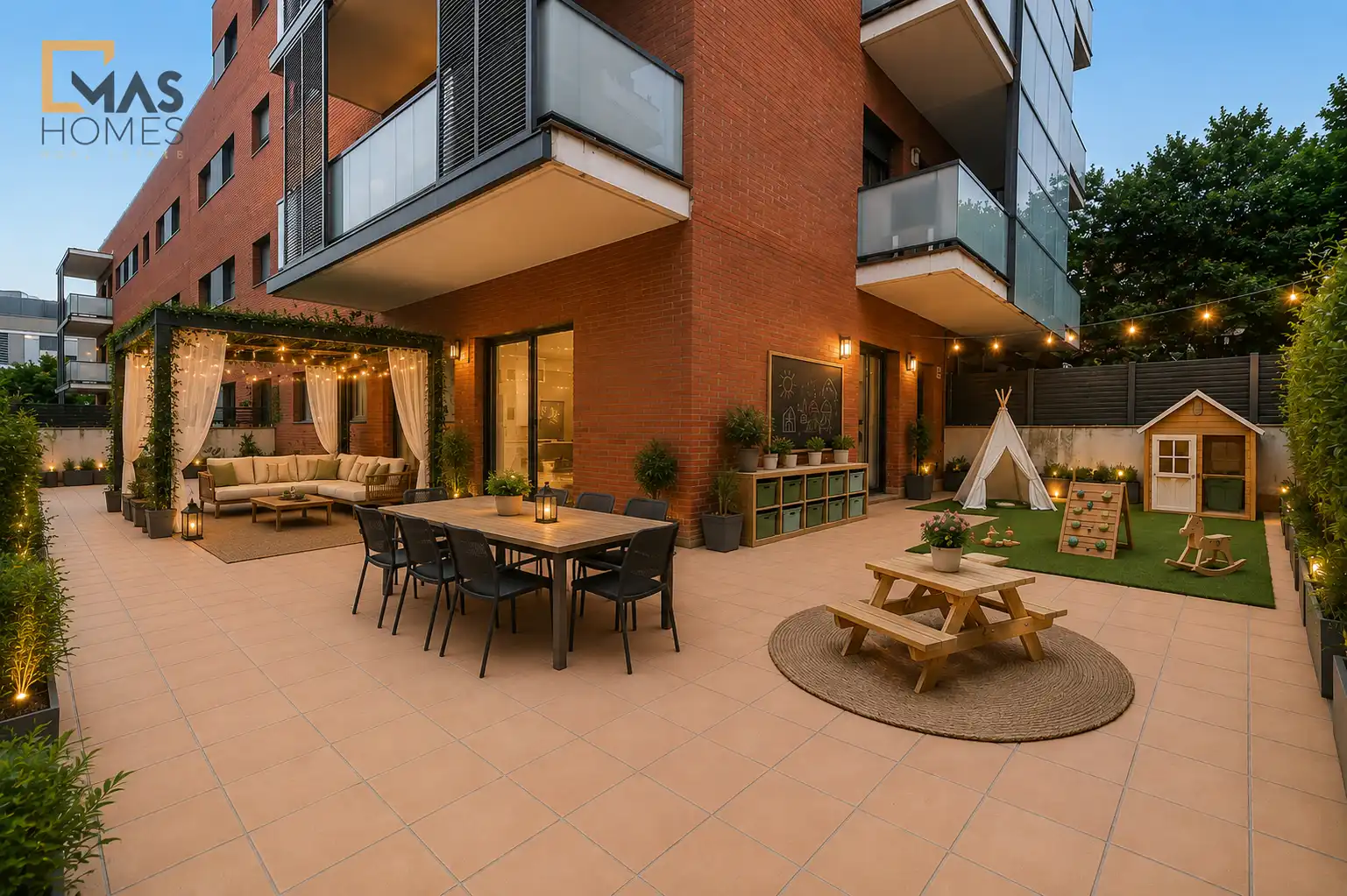 Terrassa de Pis en venda en Sant Cugat del Vallès amb Calefacció, Jardí privat i Parquet