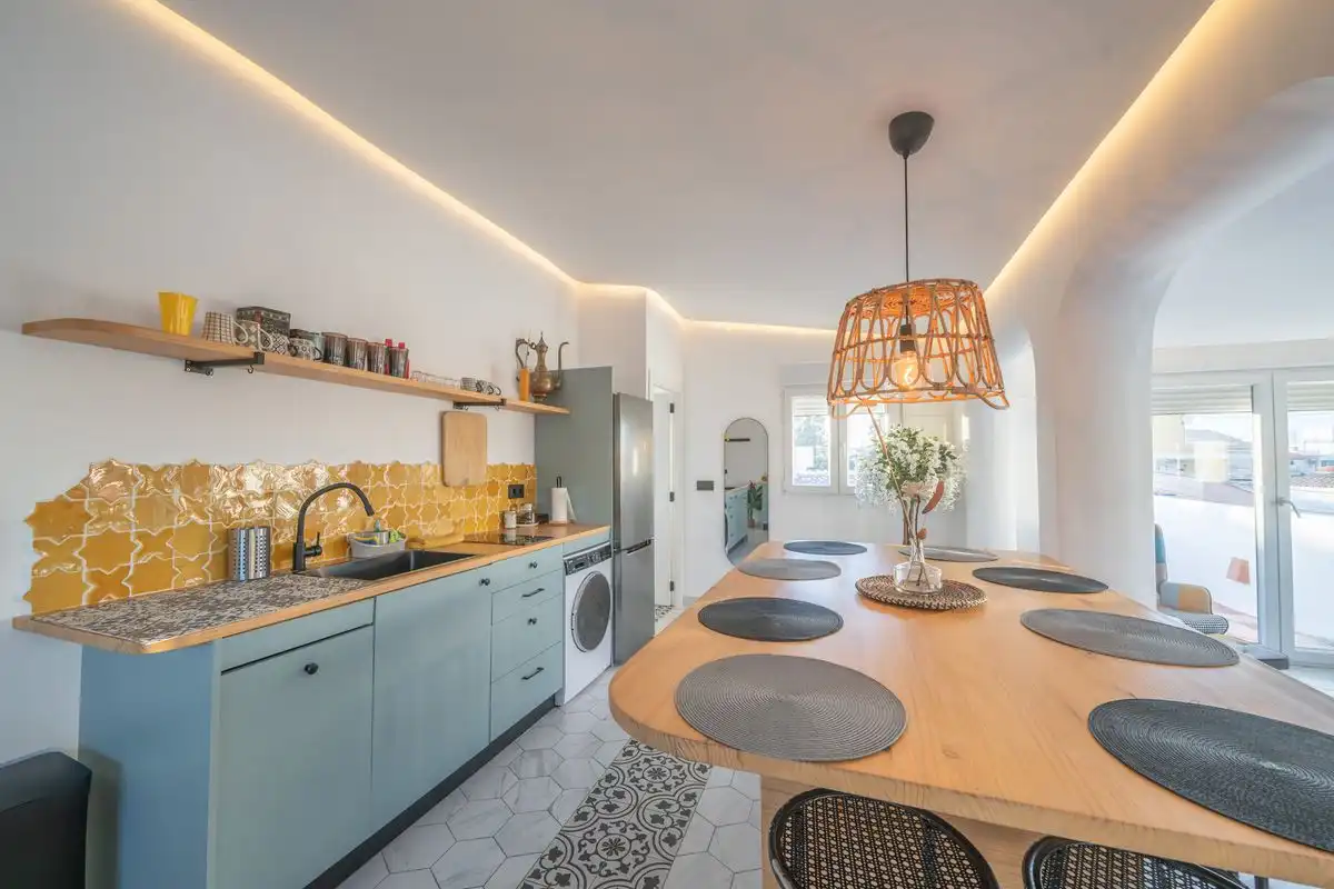Kitchen of Houses for sale in Oliva  with Air Conditioner, Heating and Private garden