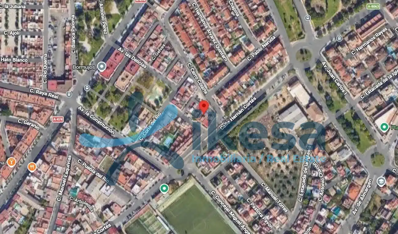 Vista exterior de Casa adosada en venta en Bormujos