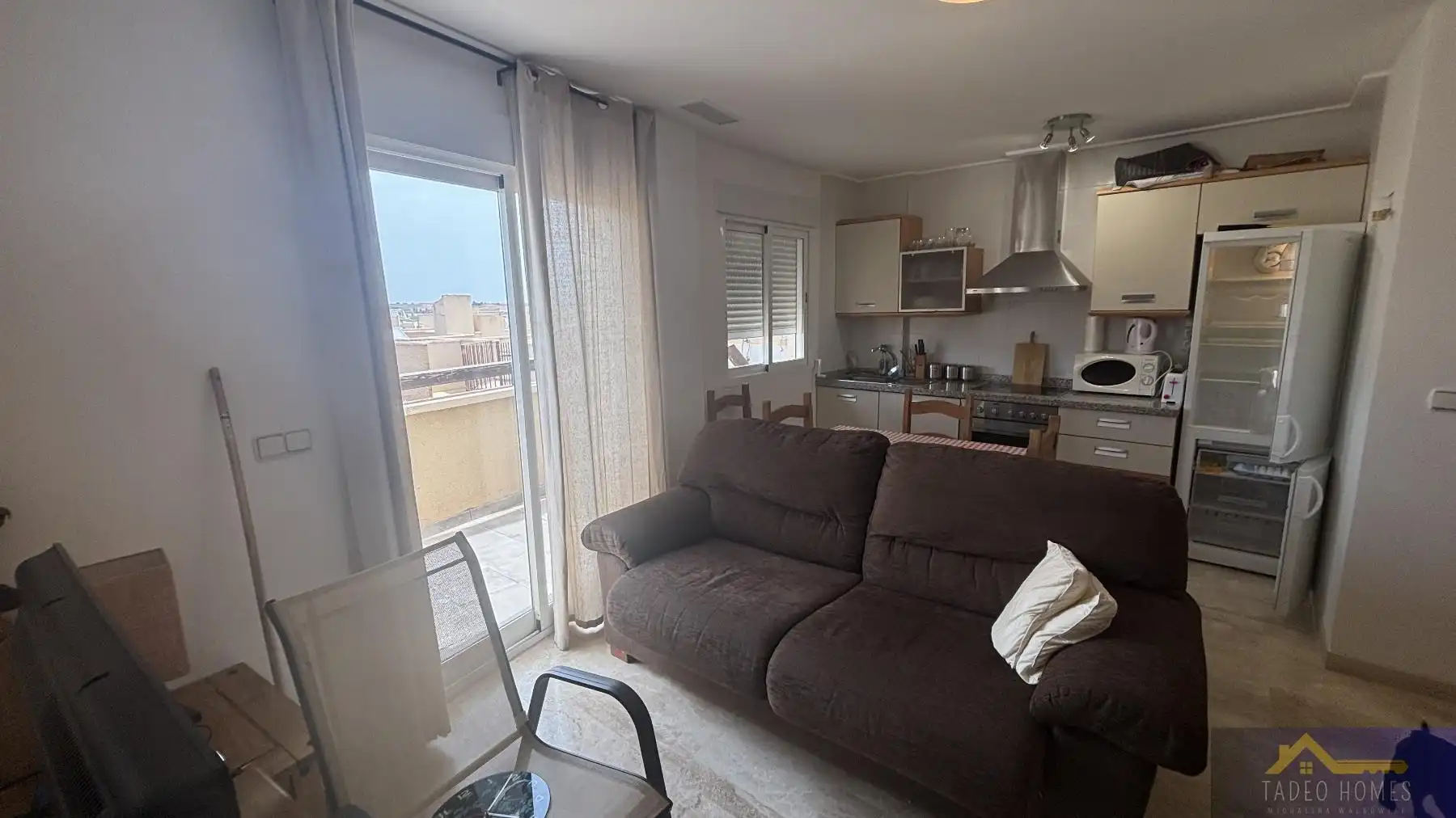 Sala de estar de Apartamento de alquiler en Murcia con Aire acondicionado, Calefacción y Terraza
