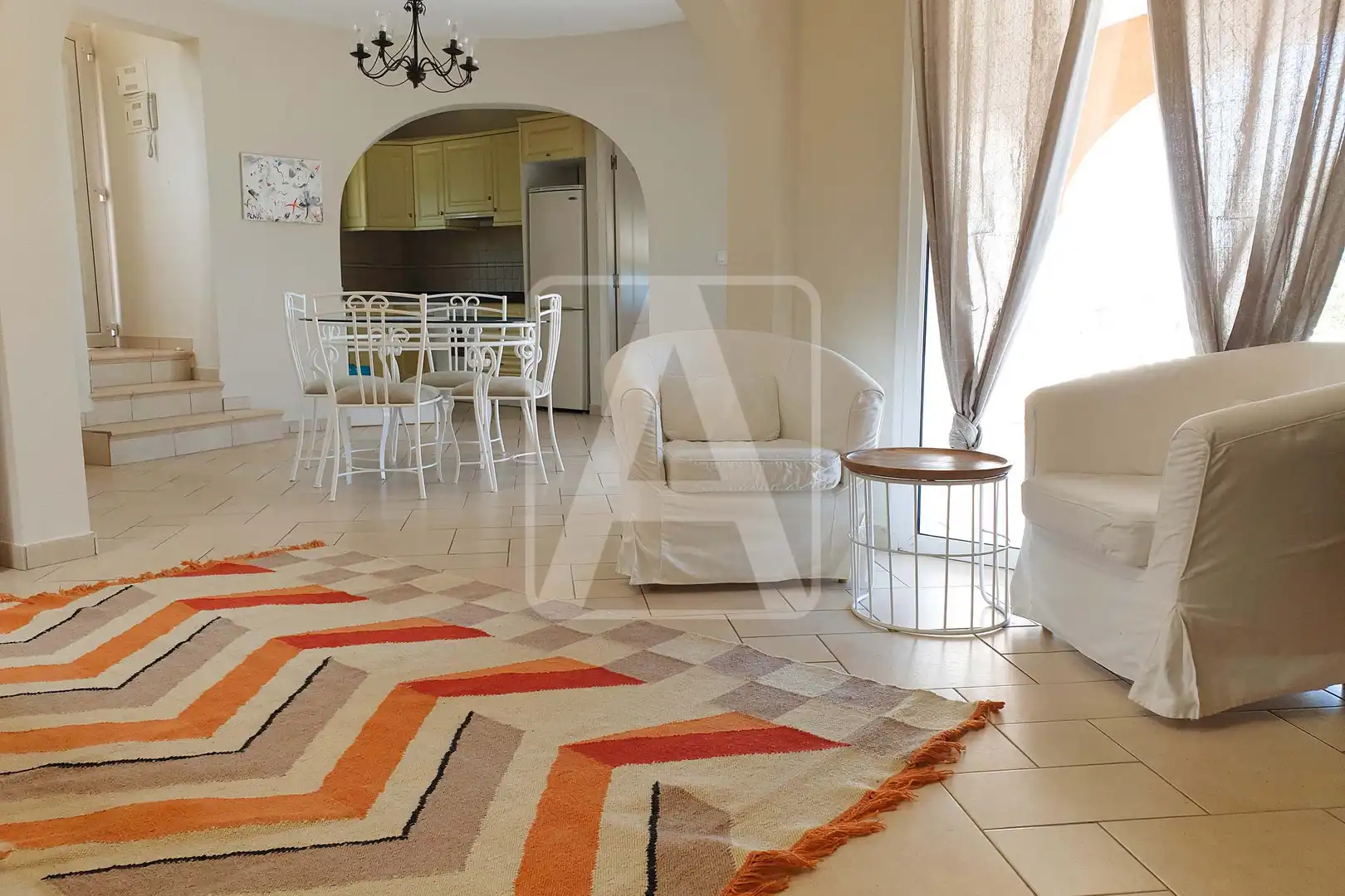 Sala d'estar de Casa o xalet en venda en Jávea / Xàbia amb Calefacció, Jardí privat i Terrassa