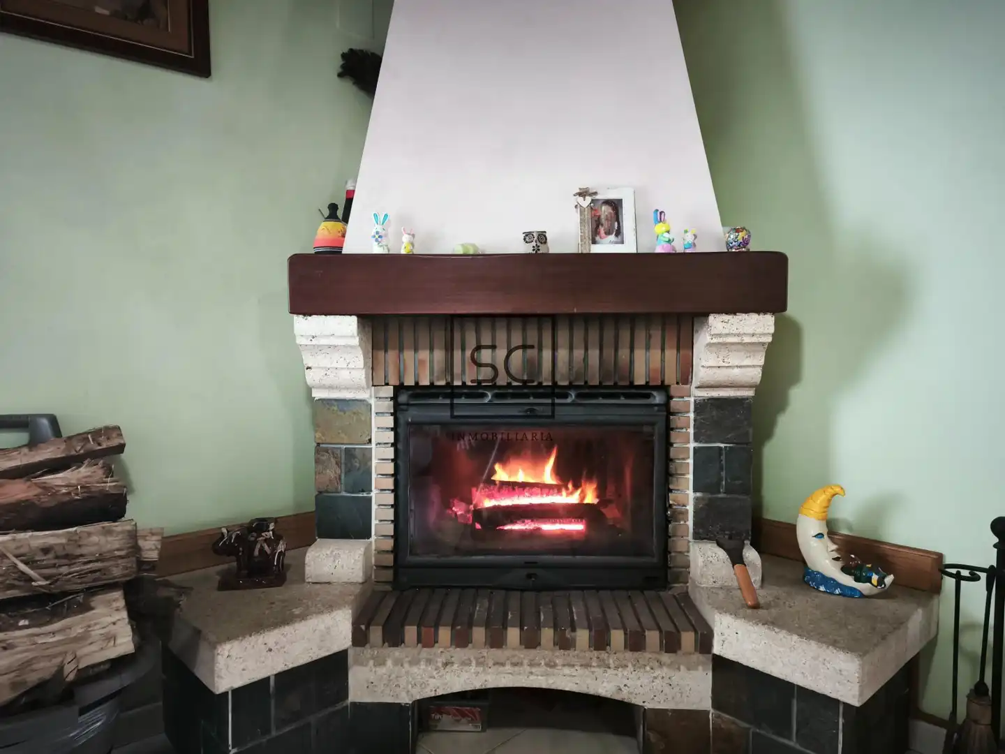 Sala de estar de Casa o chalet en venta en Narón con Trastero y Piscina