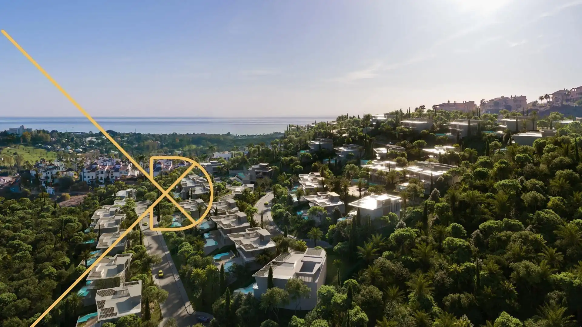 Exterior view of Houses for sale in Benahavís  with Air Conditioner, Heating and Private garden