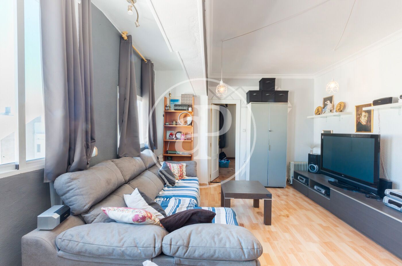 Living room of Flat for sale in  Valencia Capital  with Heating