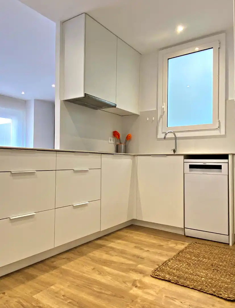 Küche von Maisonette zum Verkauf in L'Hospitalet de Llobregat mit Klimaanlage, Heizung und Terrasse