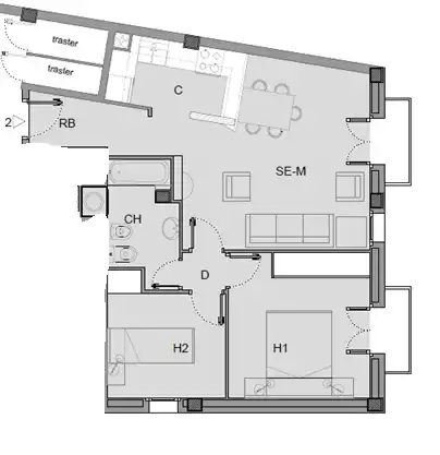 Appartamento con terrazza in vendita a Carrer Sant Hipòlit, imagen 35