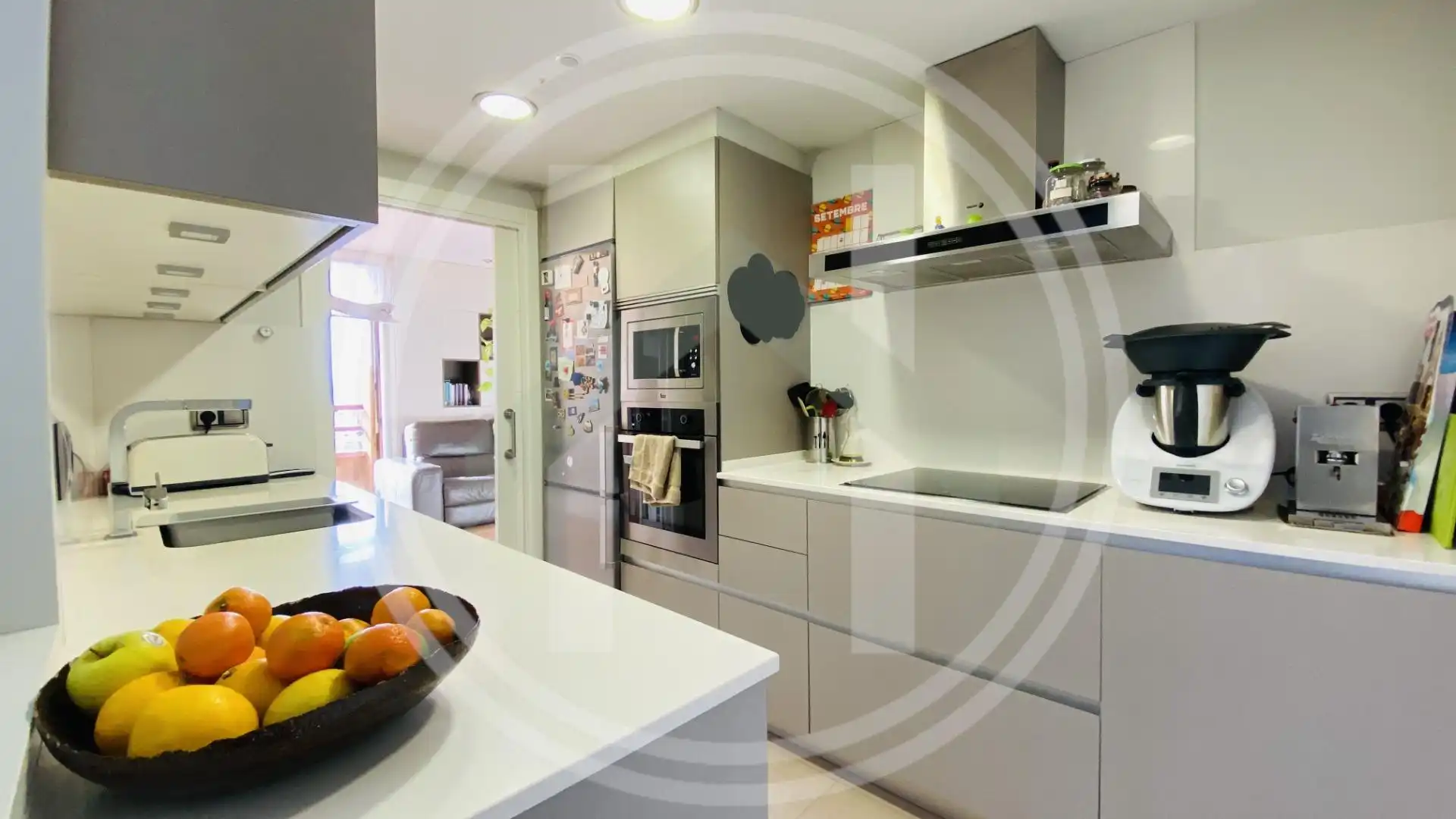 Kitchen of Flat for sale in Granollers  with Heating, Parquet flooring and Balcony