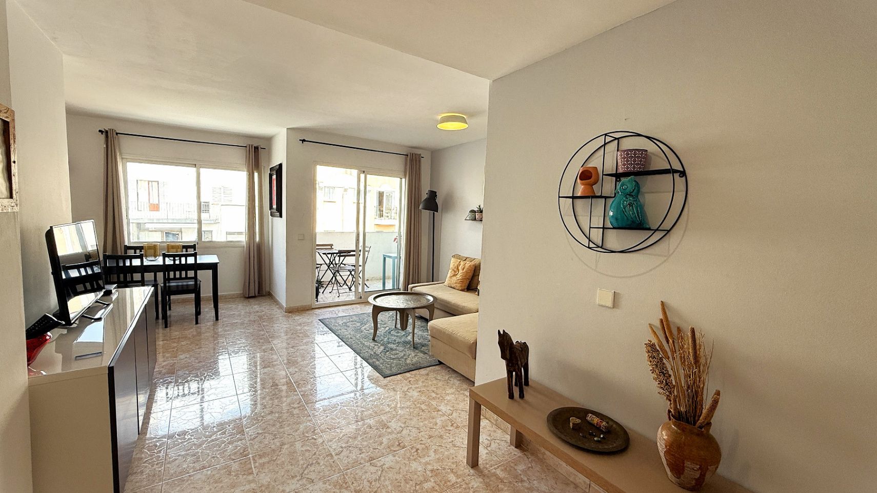 Sala d'estar de Apartament en venda en Eivissa amb Aire condicionat, Calefacció i Terrassa