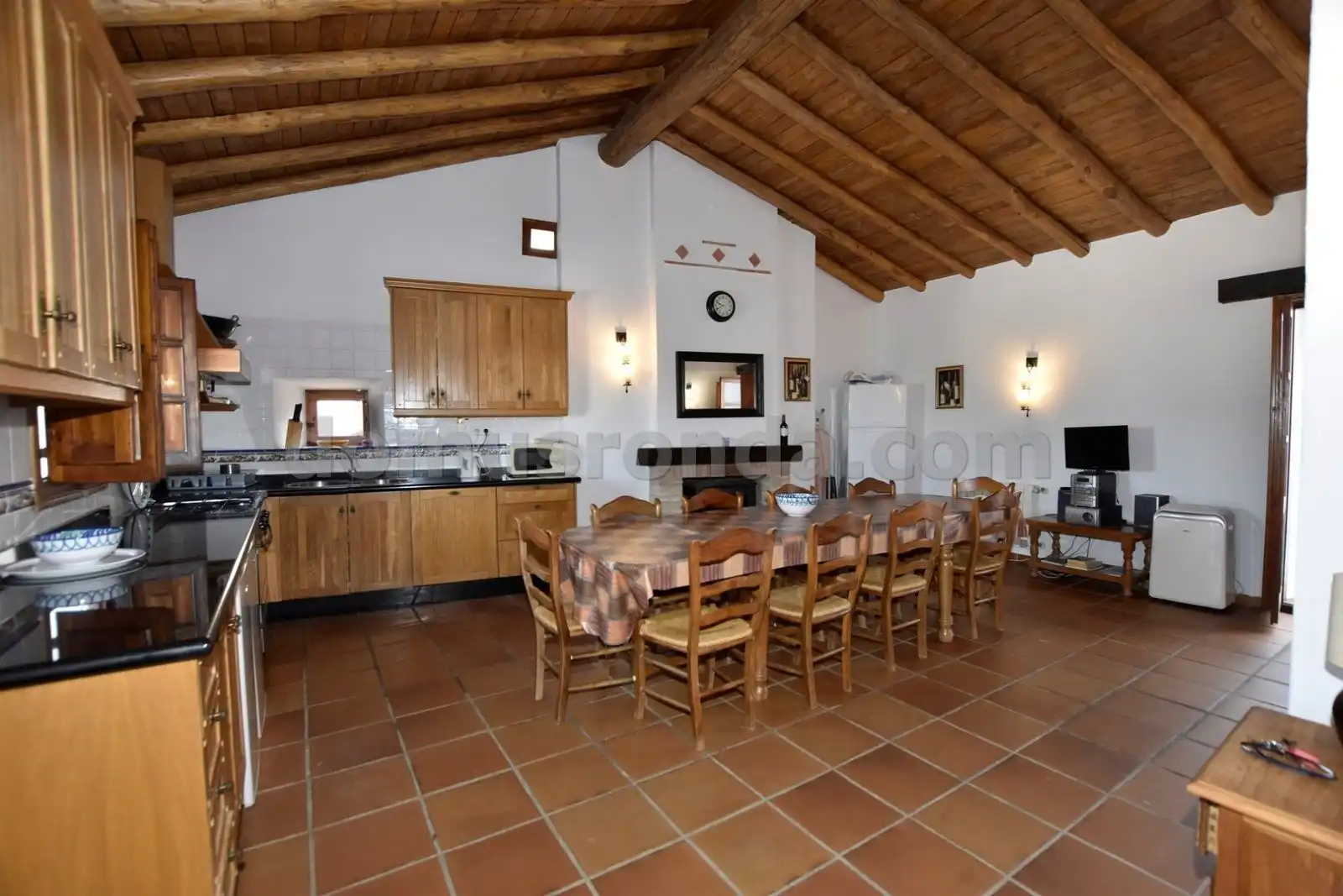Cocina de Casa o chalet en venta en Alpandeire con Calefacción, Terraza y Piscina