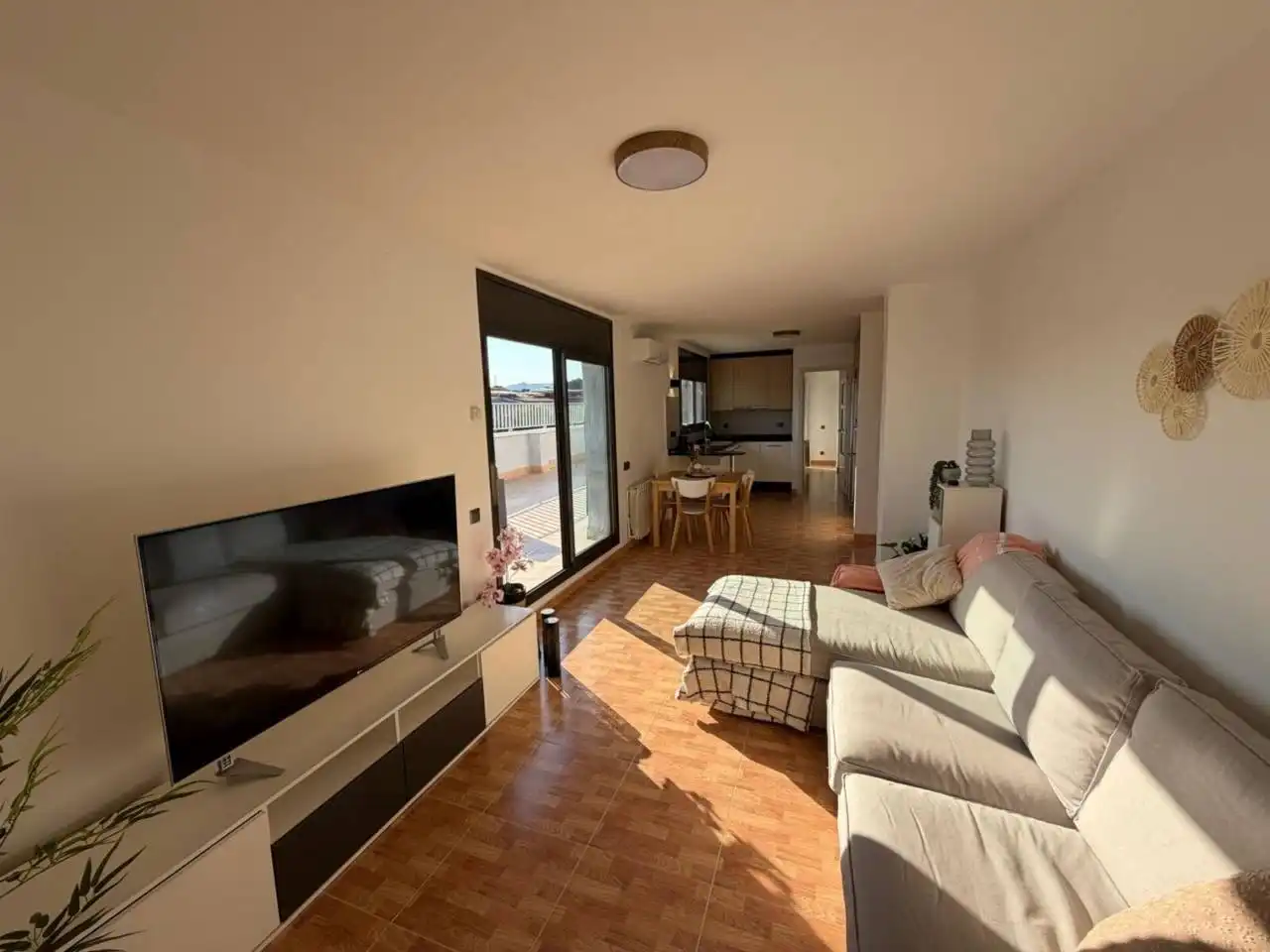 Sala de estar de Piso en venta en Terrassa con Aire acondicionado, Calefacción y Parquet