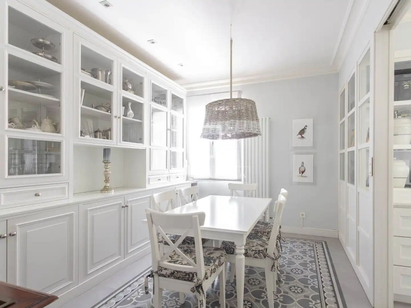 Dining room of Attic for rent in Madrid  with Air Conditioner, Heating and Parquet flooring