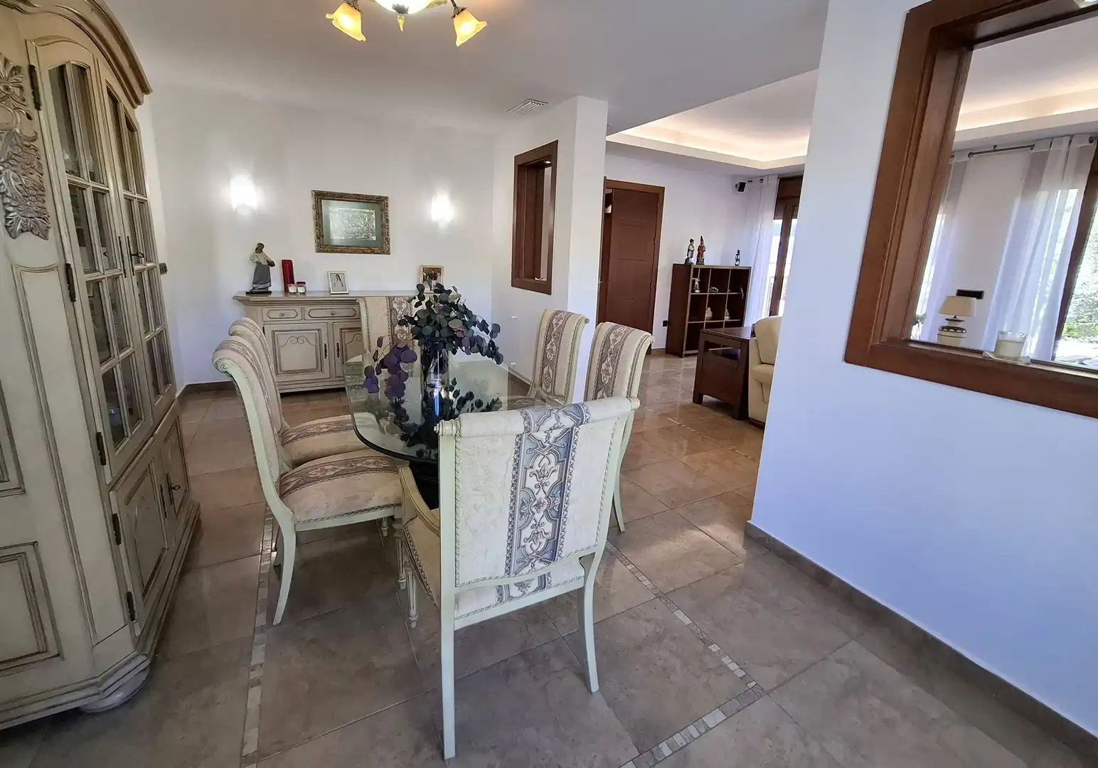 Dining room of Houses for sale in Murcia  with Air Conditioner, Heating and Private garden