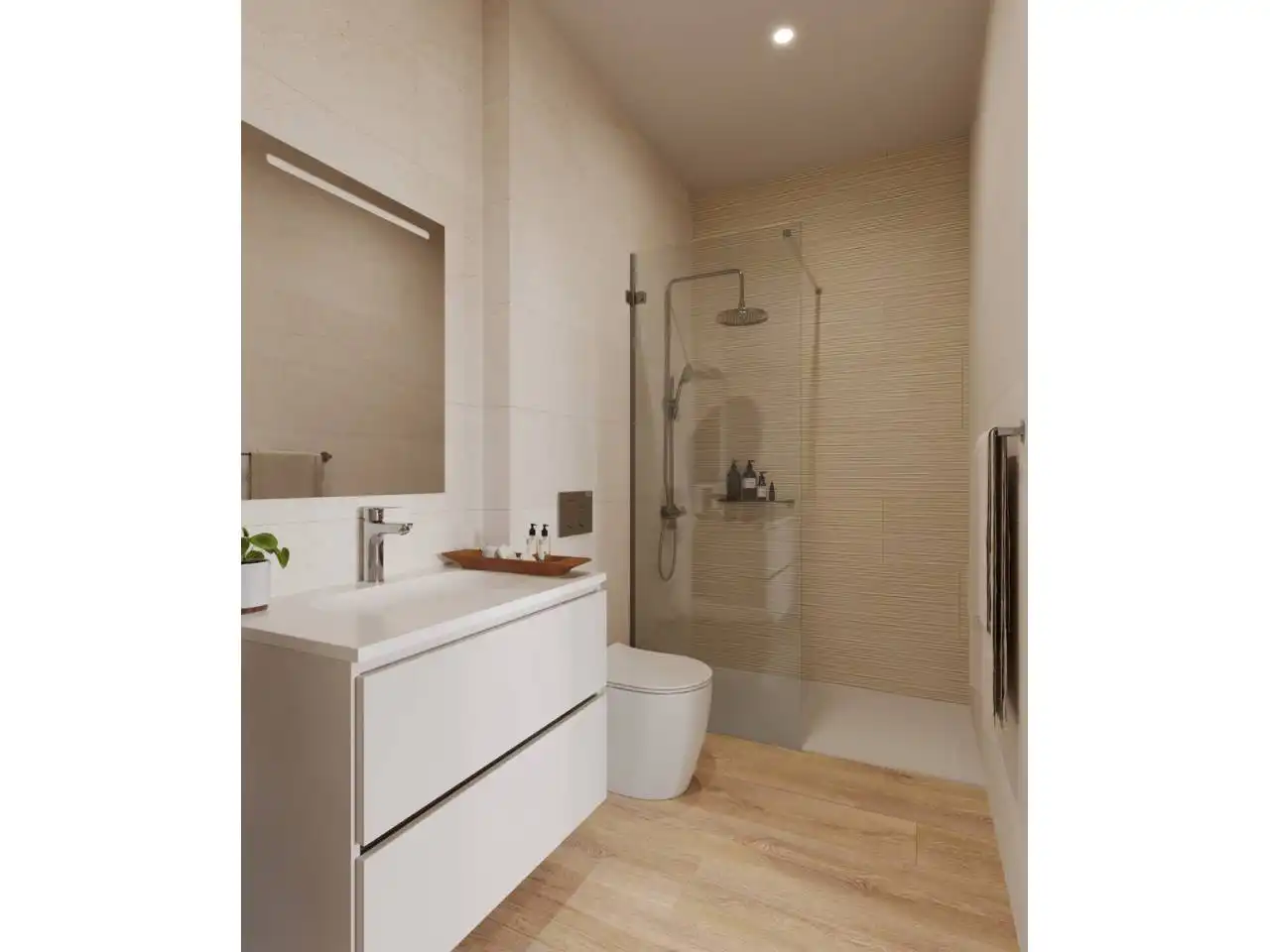 Bathroom of Flat for sale in Torrox  with Terrace, Alarm and Community pool