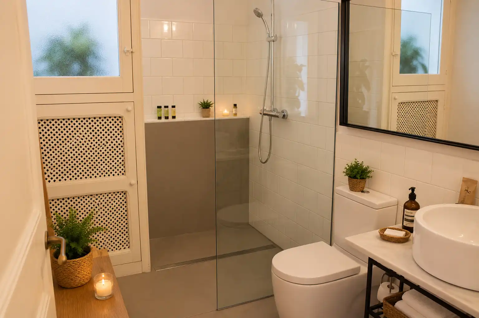 Baño de Loft de alquiler en Palamós con Calefacción, Amueblado y Lavadora